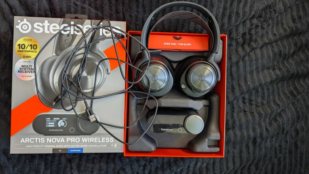 Arctis Nova Pro Wireless PC + PS5/4 z PUDEŁKIEM I GWARANCJĄ