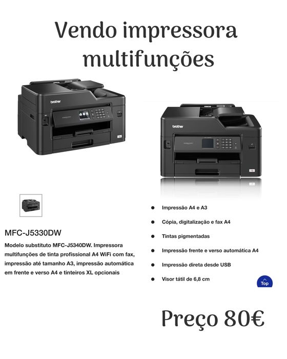 Impressora multifunções