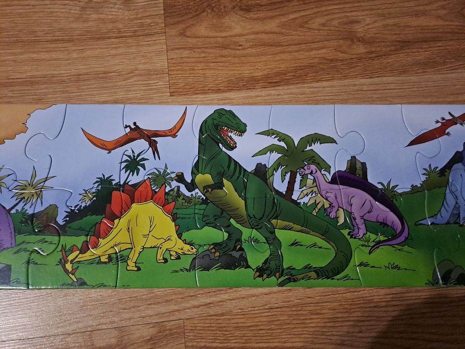Puzzle Playtive Junior 5+ Colouring Fan Dinosaurs