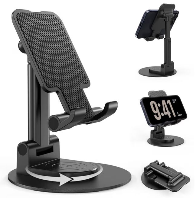 Stojaki, uchwyt na telefon komórkowy 360° Regulowany i składany