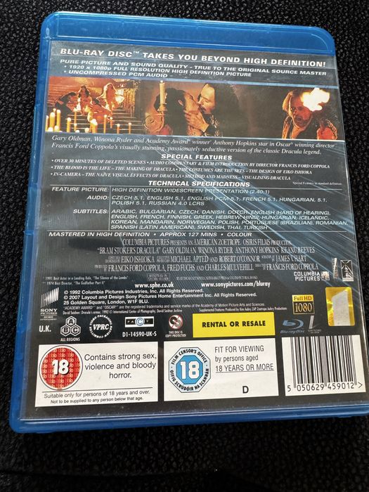 Bram Stoker's - Dracula [Blu-ray]
