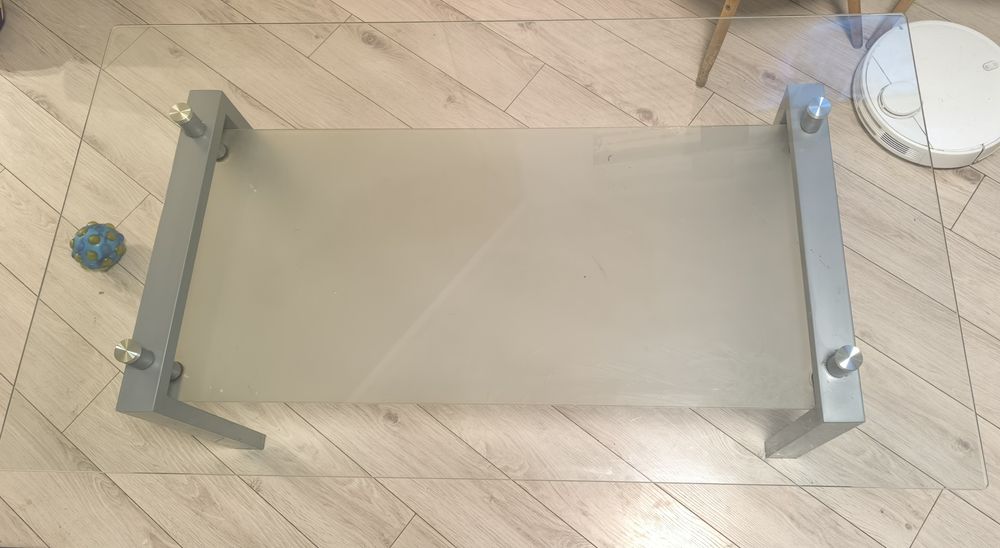 Ława stolik szklany 135x75 wysokość 50cm