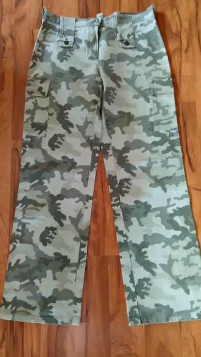 Spodnie moro zielone