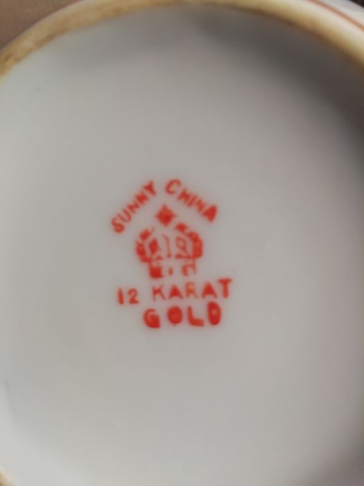 Serviço de chá em porcelana fina da China