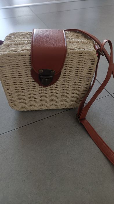Torebka damska wiklinowa