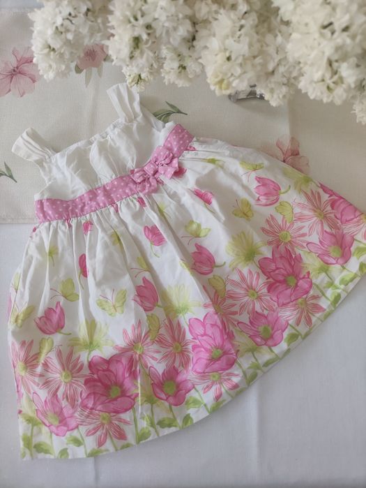 Sukienka w kwiaty Rozm.80