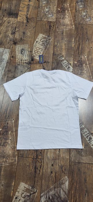Biała koszulka męska t-shirt bawełna premium miś tous M