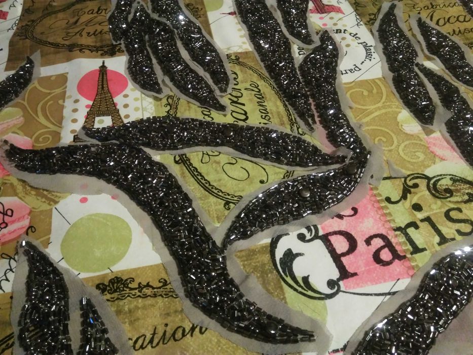 аппликация из бисера (фрагменты)