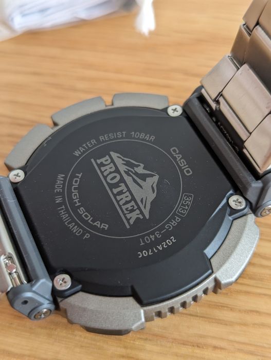 Casio PRG-340T-7 Titanium ProTrek + New + Оригінал!