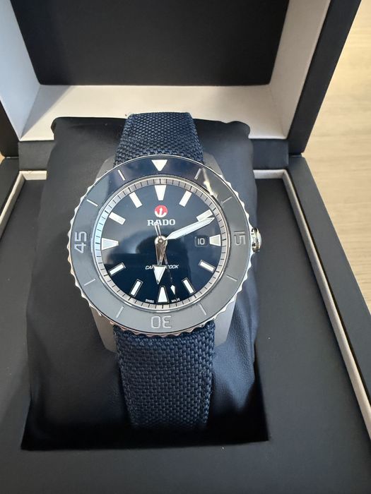 RADO Hyperchrome Captain Cook XL Titanium jak nowy FULL SET 2020