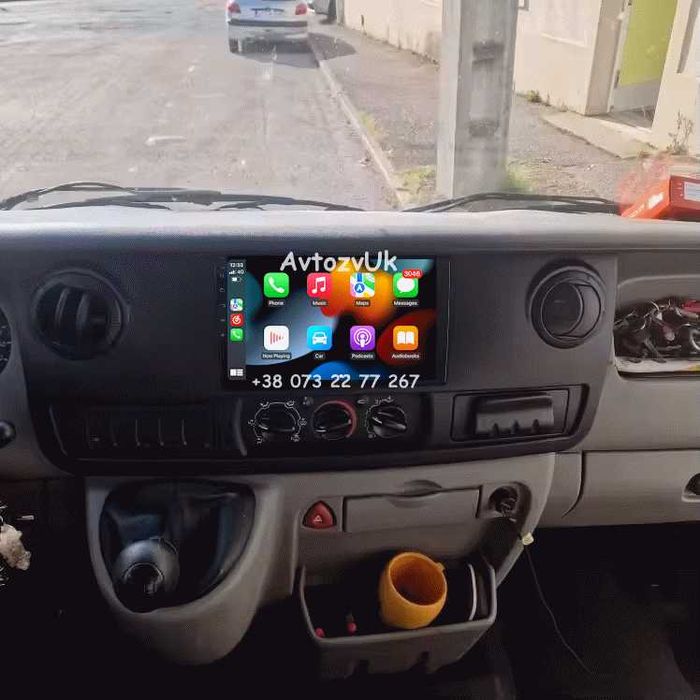 Магнитола Renault MASTER Opel MOVANO Мастер Nissan NV400 2 дин Android 16