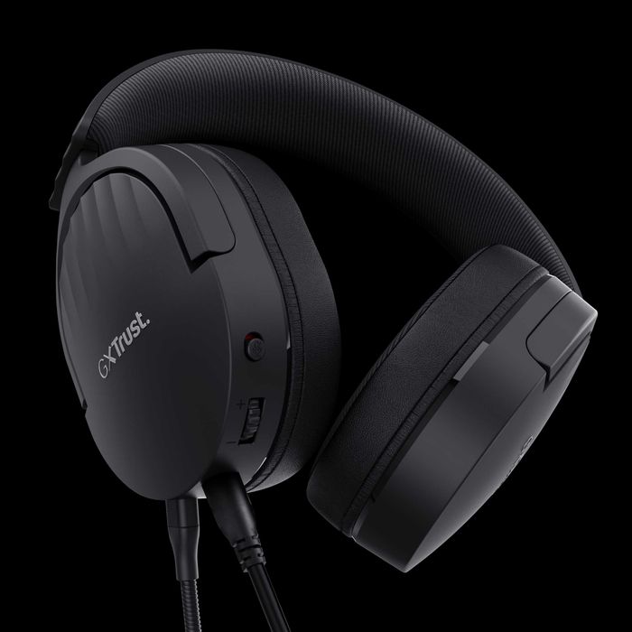Auscultadores GX Trust Fayzo Dual Wireless Preto LED - Novos Selados