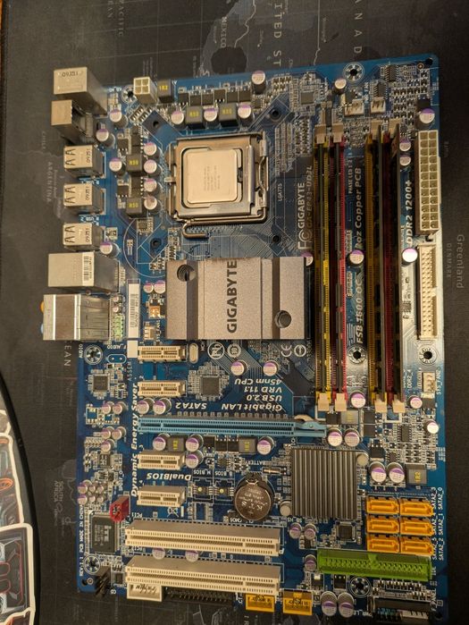 Комплект lga775/core 2 quad/6gb