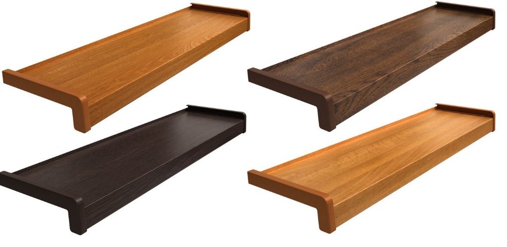 Parapet zewnętrzny stalowy laminowany drewnopodobny wszystkie wymiary