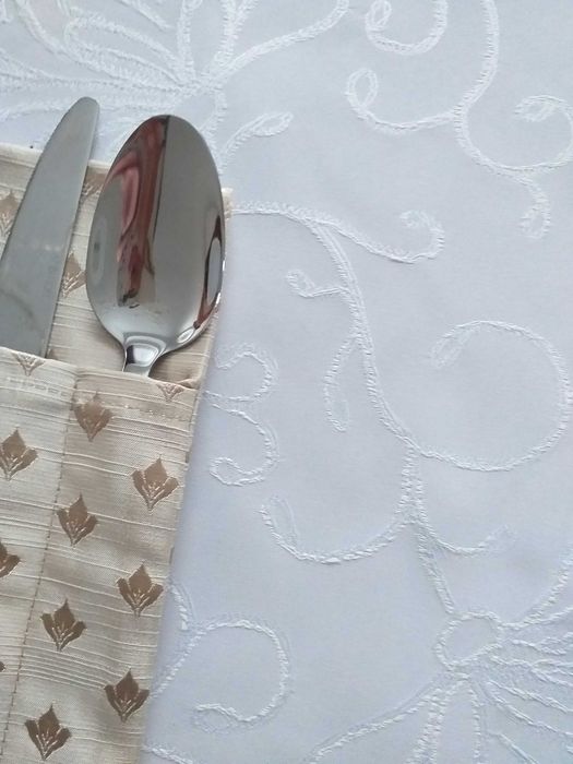 Kieszonki na sztućce dekoracje stołu