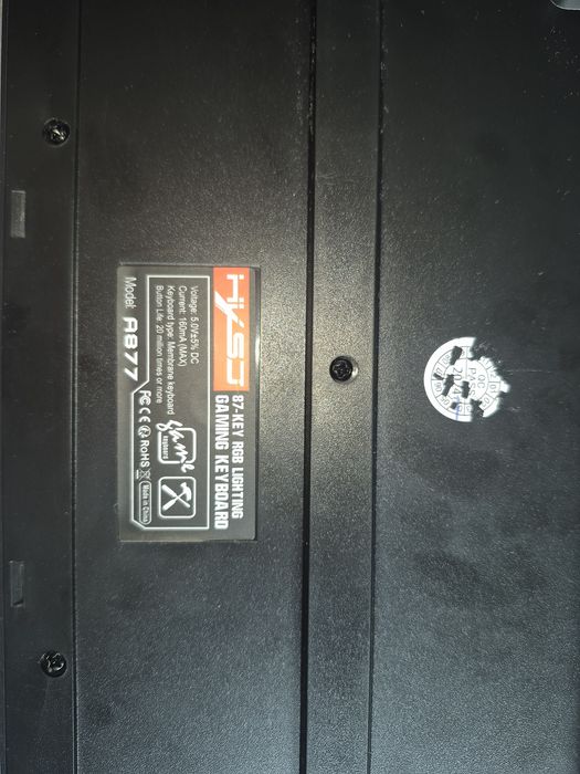 Клавіатура ігрова провідна hasj A877