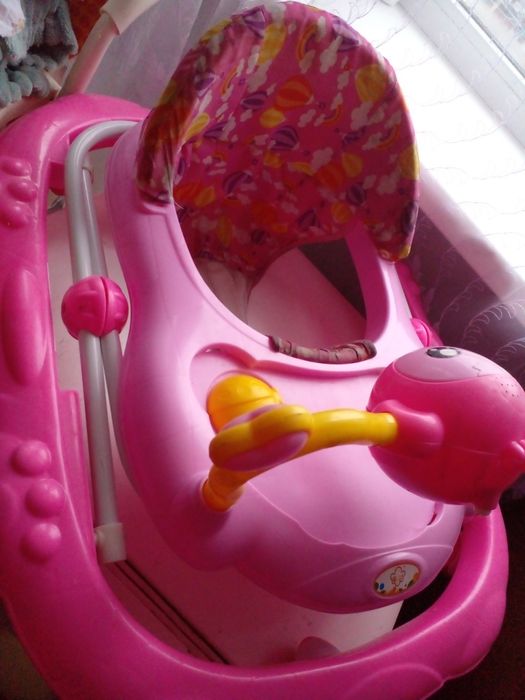 Ходулі дитячі) розові