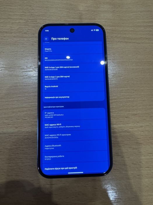 Goggle Pixel 9 pro 16/256 Black