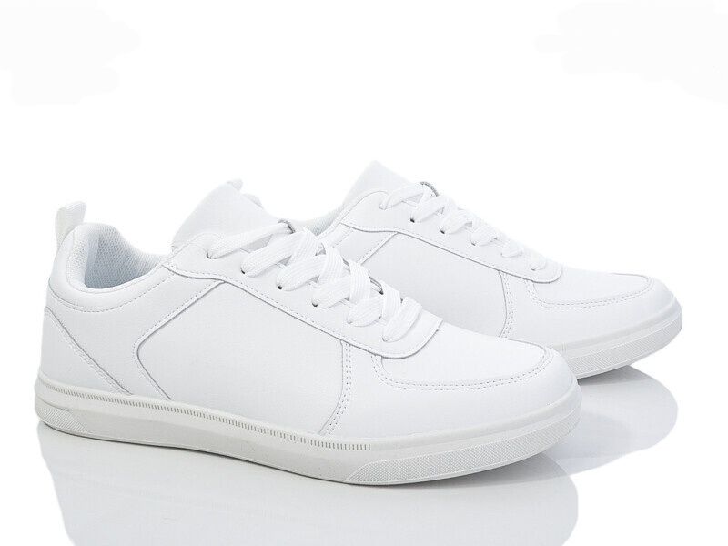 Білі чоловічі кросівки кеди весняні демісезонні 41 42 43 44 45