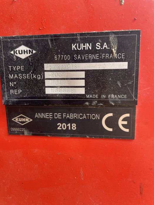 Kuhn Maxima 3 TS monosem amozone