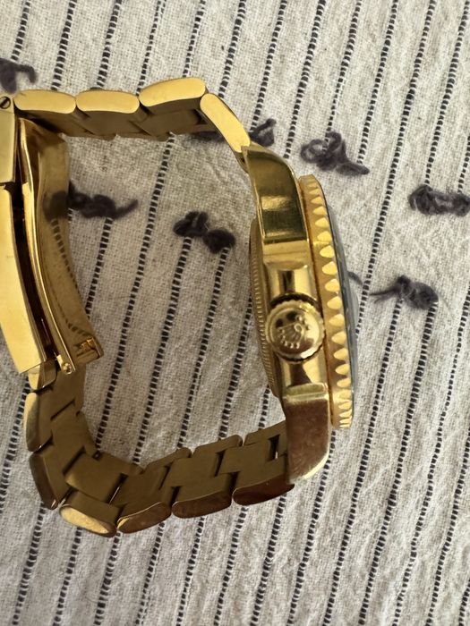 Rolex GMT-Master II – Pulseira Dourada, Mostrador Verde