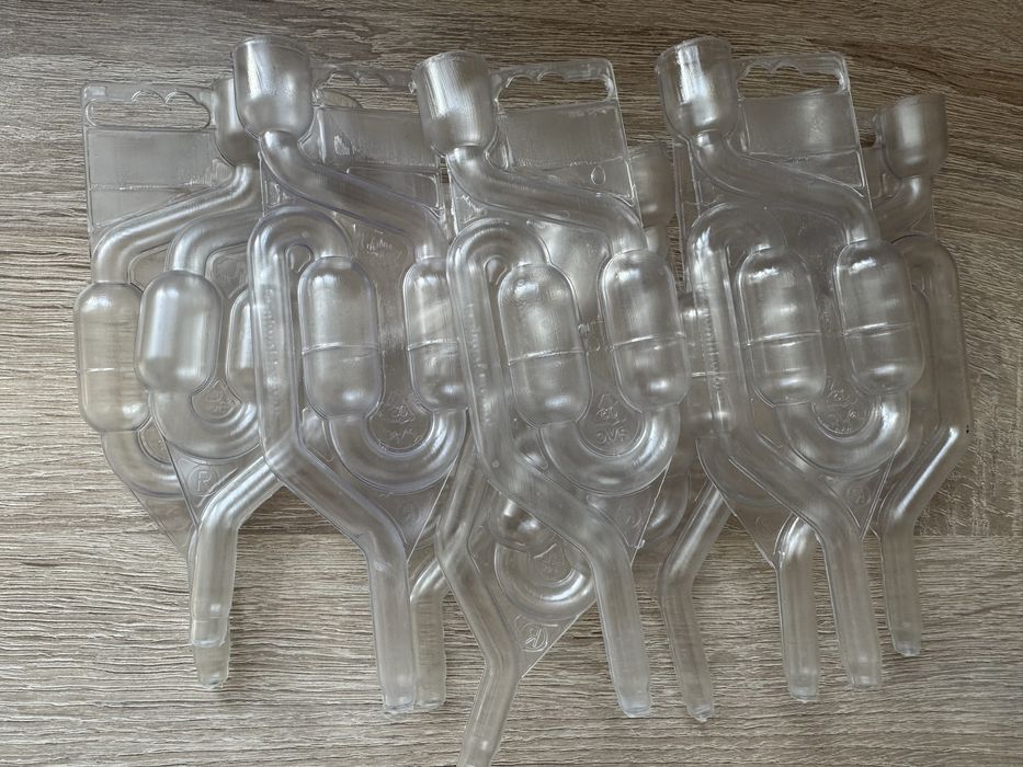 Rurka fermentacyjna plastikowa - 10 sztuk - winiarstwo, piwowarstwo