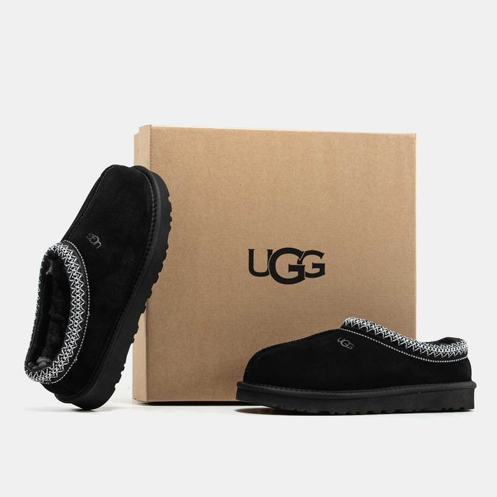 Уггі UGG Tasman Black premium угги зимові з хутром 36-45