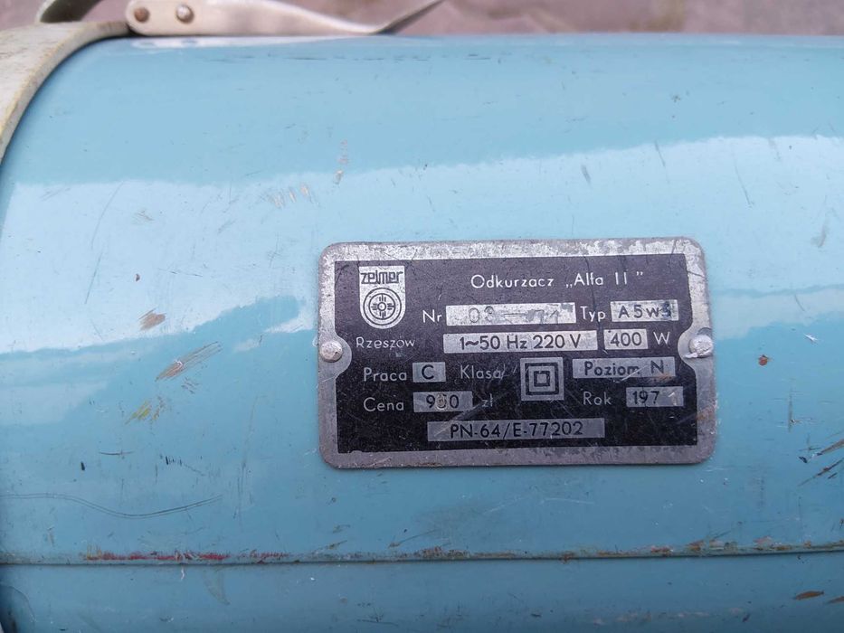 Odkurzacz Alfa 2 Zelmer 1971 r.