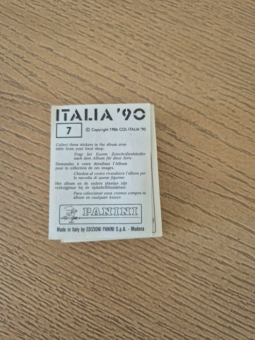 Panini UEFA Euro England 1996