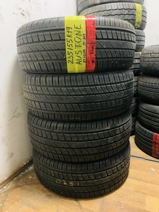 235 55 19 austone 4 штуки лето протектор 99%