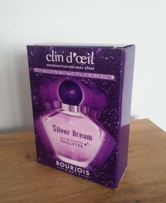 Perfumy z brokatem Bourjois Clin d’Oeil Silver Dream
