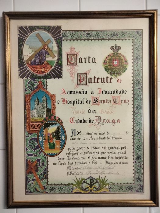 Quadro Irmandade de Santa Cruz