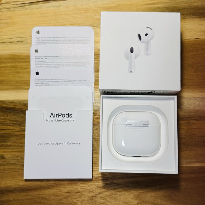 AirPods 4 ANC NOWE Słuchawki Bluetooth Redukcja Szumów - do iPhone