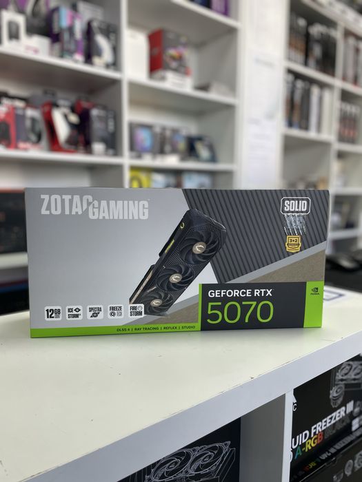 ZOTAC GeForce® RTX 5070 Solid OC 12GB GDDR7 DLSS4