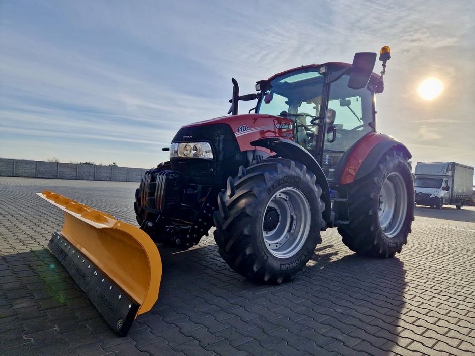 Pług śnieżny do wózka widłowego, ciągnika, ładowarki - producent