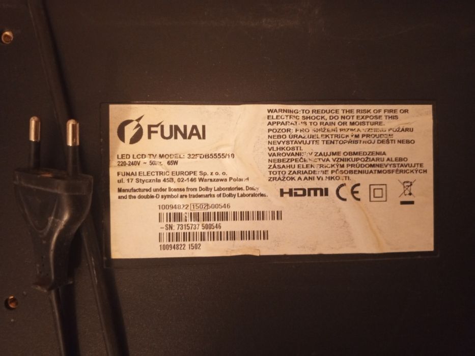 Telewizor Funai 32FDB5555/10 32cale