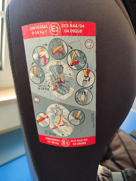 Cadeira universal 9-18 kg