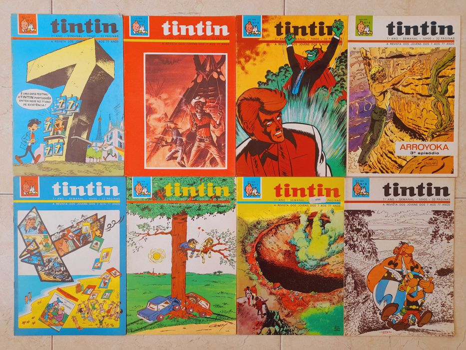 Revista Tintin 7º Ano 1 a 52 (Ano completo)