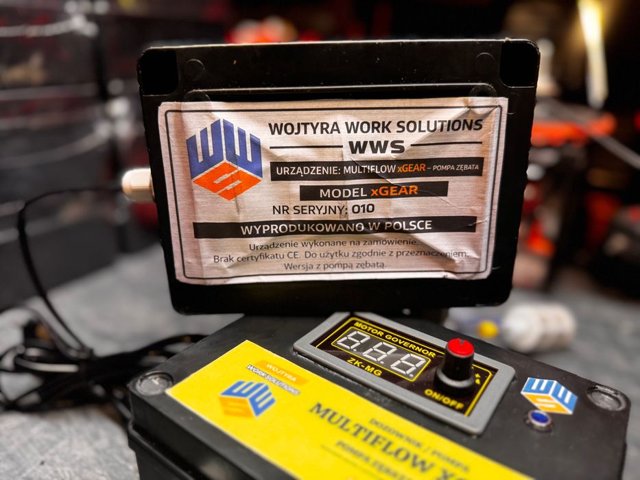 Pompa zębata do oleju przepracowanego