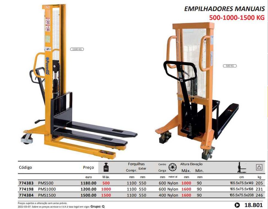 PMS1000 Empilhador / Stacker Manual PowerED