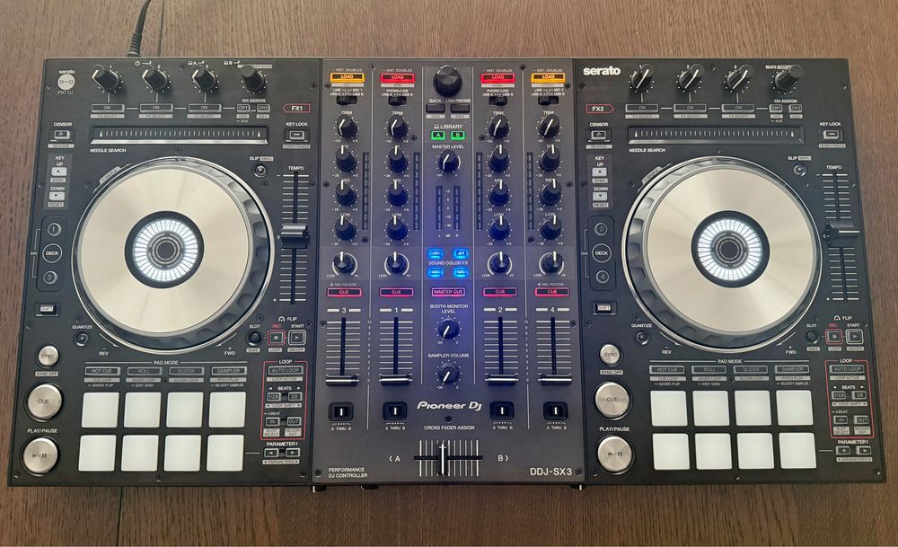 Pioneer DDJ-SX3 Profissional 4 Canais + Decksaver + Mala