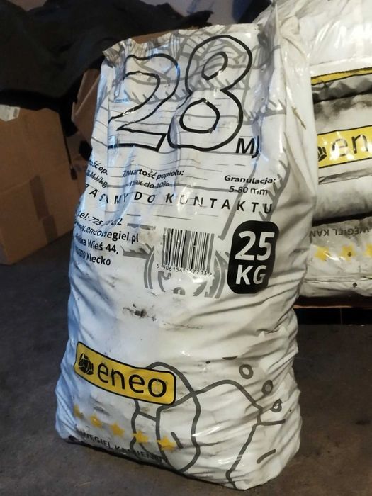 Węgiel kamienny w workach po 25 kg (orzech)