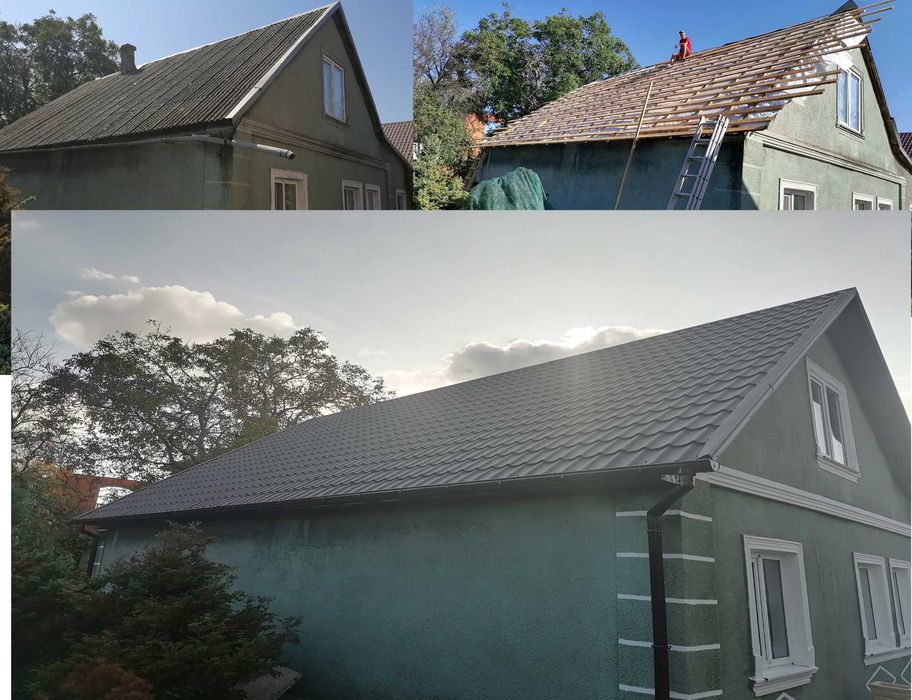 Крыша и Кровля-наша суперсила, Фасад, Кровельные работы, Покрівля даху