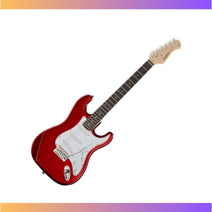 Gitara elektryczna Harley Benton Strat ST-20 CA czerwona + kabel