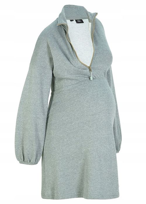 B.P.C sukienka ciążowa dresowa szara ^36/38