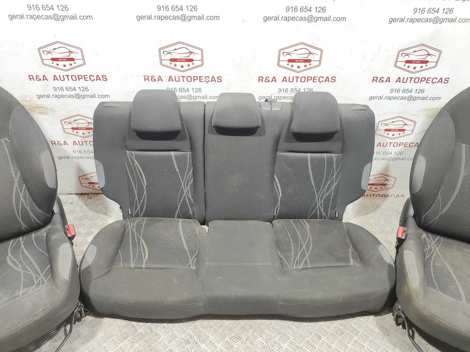 Conjunto Bancos Tecido Peugeot 208 MK1 Pré Facelift 2012 a 2015 Original
