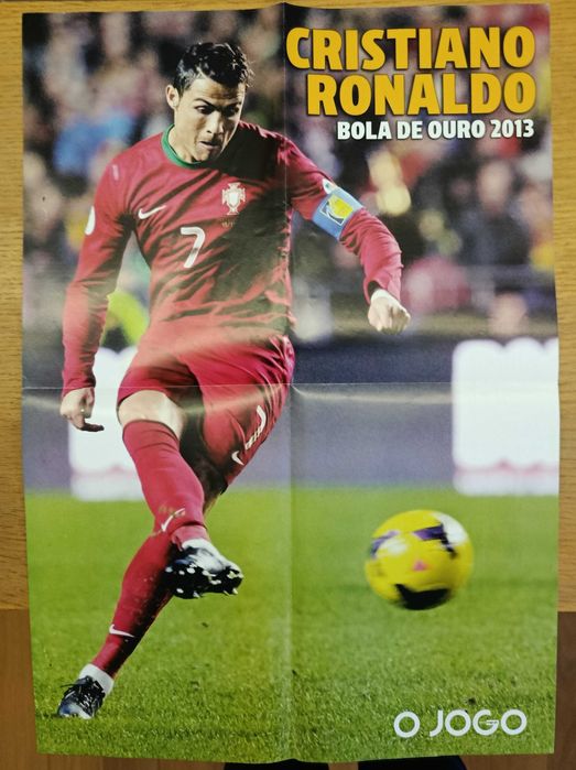 Cristiano Ronaldo - bola de ouro 2013 - poster