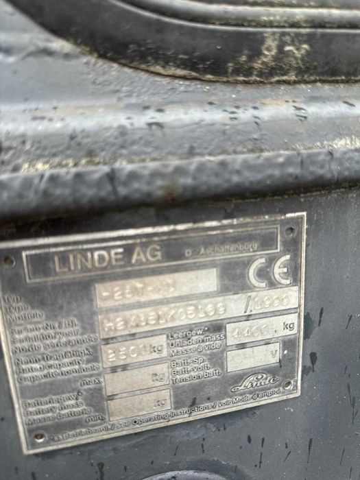 Wózek widłowy LINDE H25T-35 po pełnym serwisie stan idealny Trzebnica