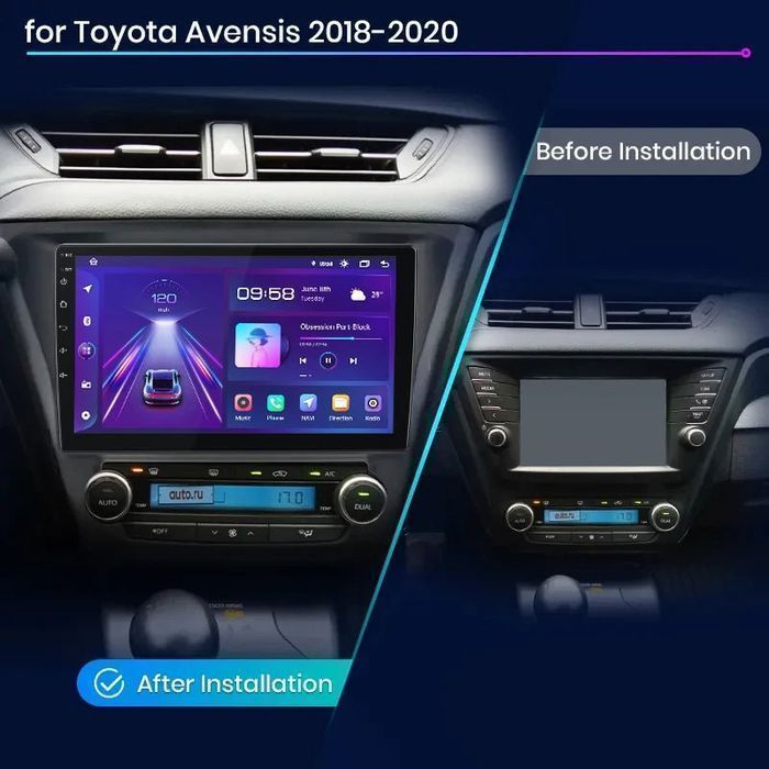 Toyota Avensis 2018-2020 – Radio Android 10" CarPlay