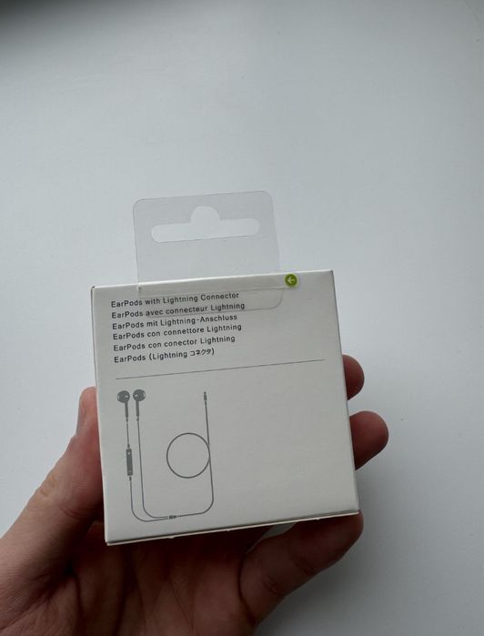 Наушники Apple EarPods Lightning 100% Оригинал Original ЕарПодс 3.5mm